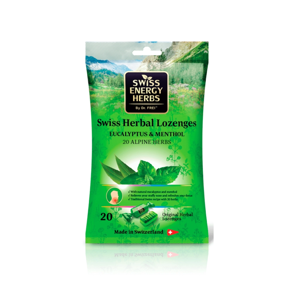 Vitamine Swiss Energy 20 herbs EUCALIPT&MENTA
